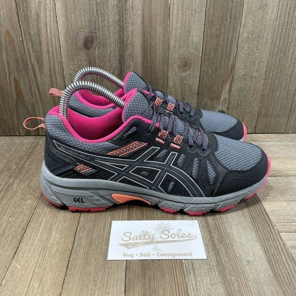 Asics Shoes - Asics Gel-Venture 7 (1012A476) Running Shoes Women's Size 7 Grey/Pink